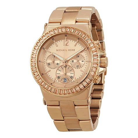 michael kors uhr damenuhr rose gold chronograph mk5412|michael kors chronograph.